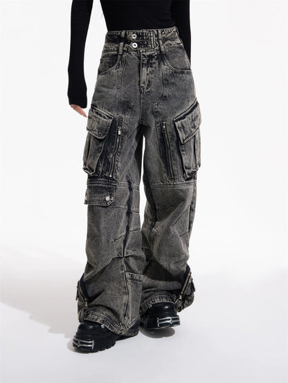 Retro Workwear - Multi Pocket Jeans