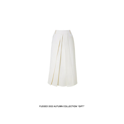 Eternal Ivory Pleats Skirt