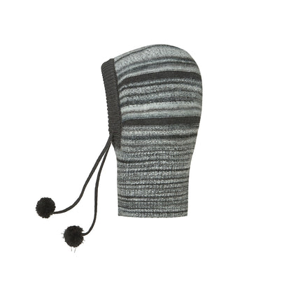 Stripe vintage -Cappello e sciarpa a maglia