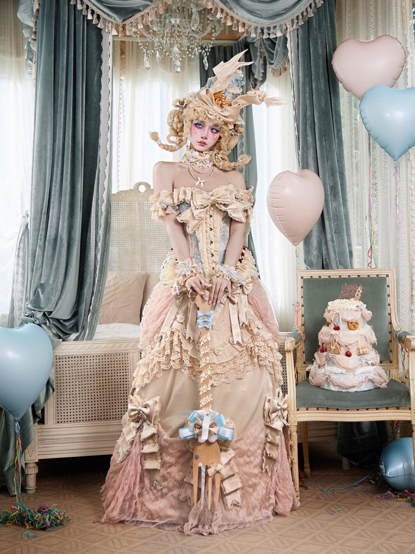 French Rococo Corset Top | Fishbone Cake Bustier