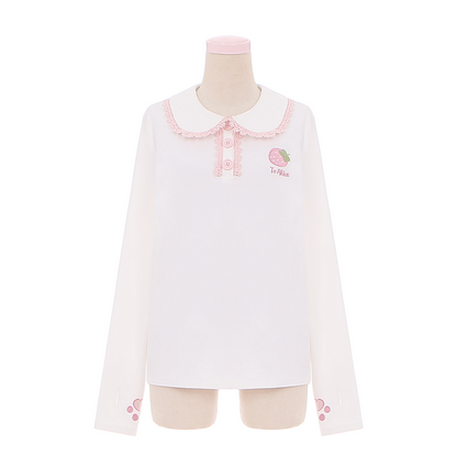 Genki Strawberry Rabbit Bud Pants + Top Set