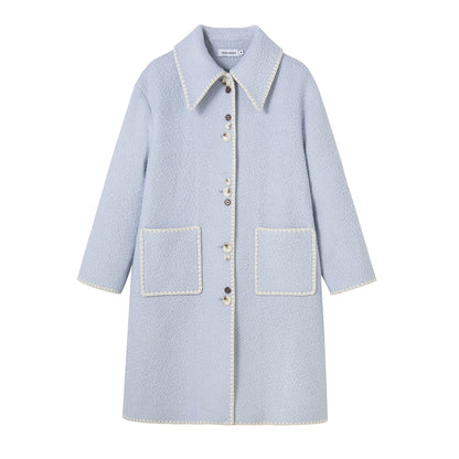 Flip Twiber -embroidered woolen coat