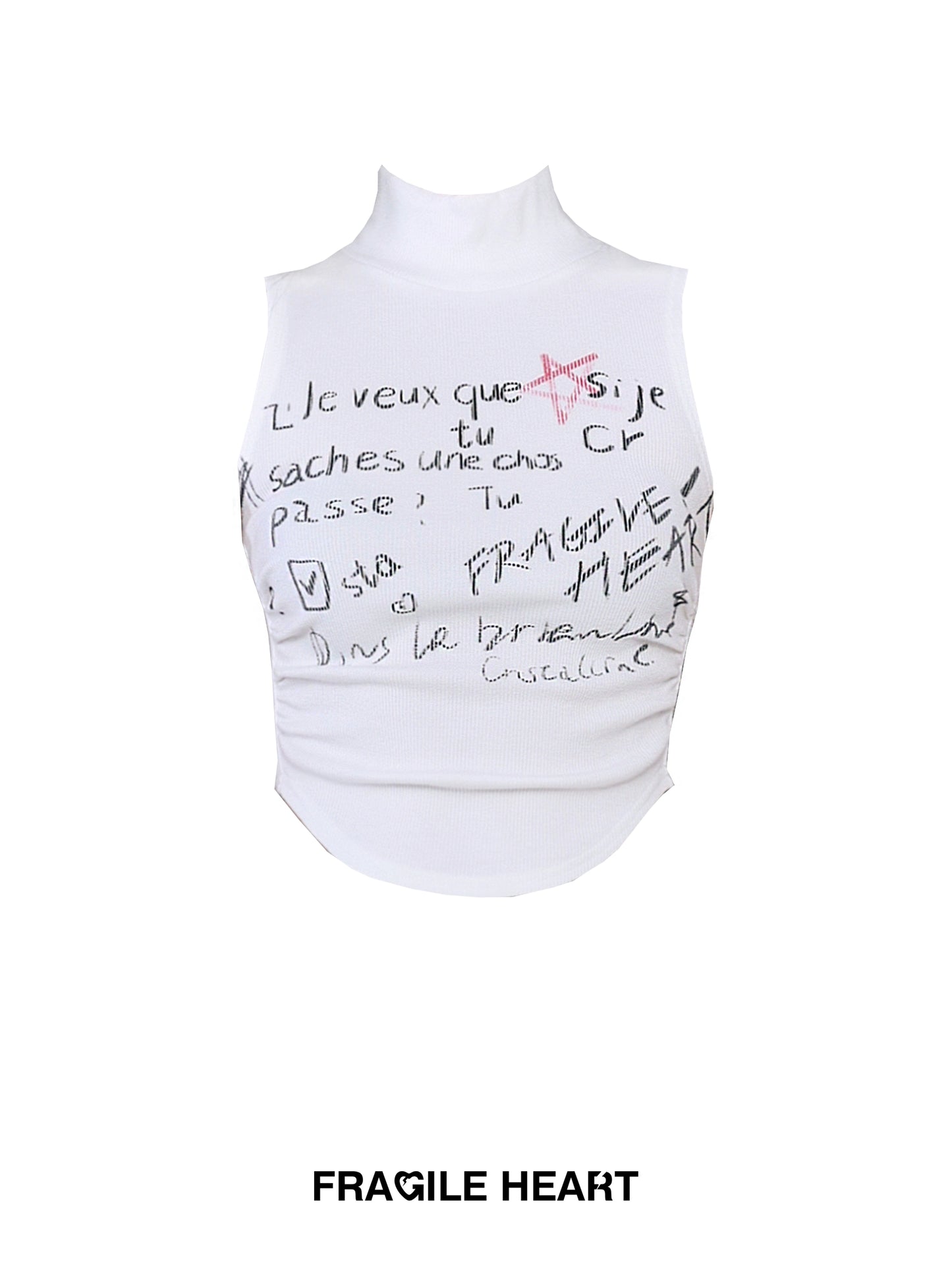 Spicy Girl Hand-Painted Letter Vest