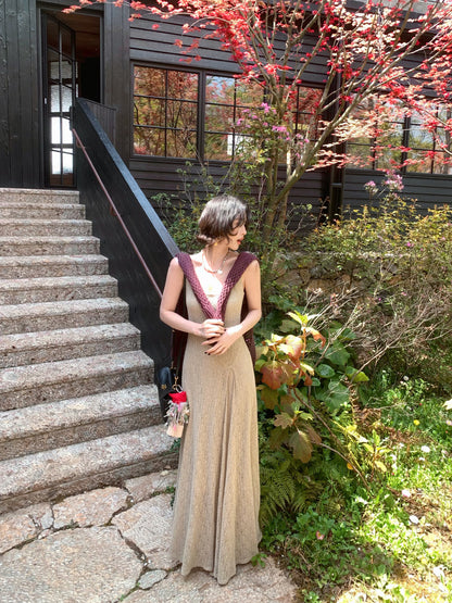 Light Oxygen Cloud Chiffon Slip Dress