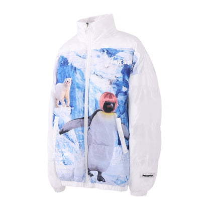 Snowy Mountain Hip Hop Cotton Clothes