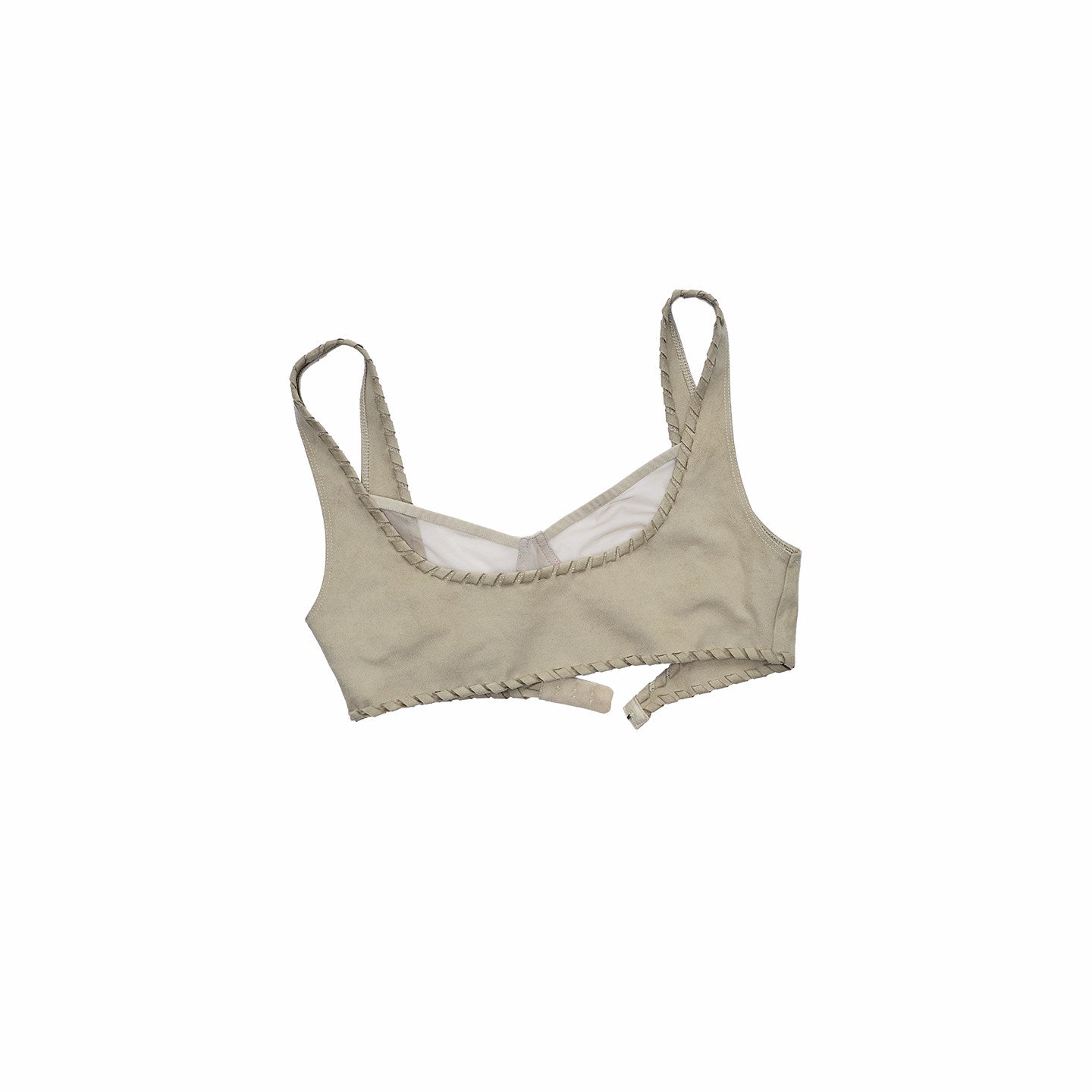 Faux Two-Piece Mesh Bralette