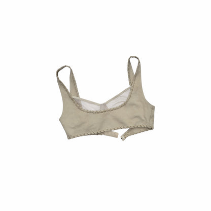 Faux Two-Piece Mesh Bralette