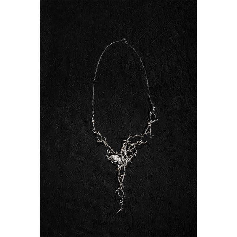 Collar de plata 925 Thorn Butterfly 925