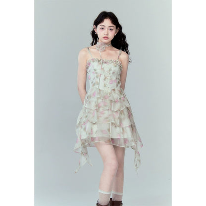 Fragmented Flower - Detachable Sling Dress