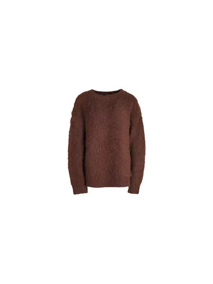 Plush Knitted Loose Sweater