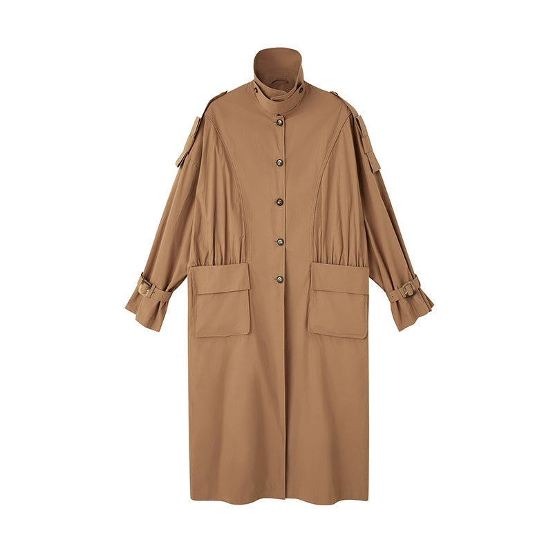 Khaki Retro - British Trench Coat