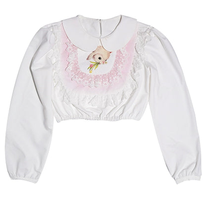 Chemise en dentelle de chien showa