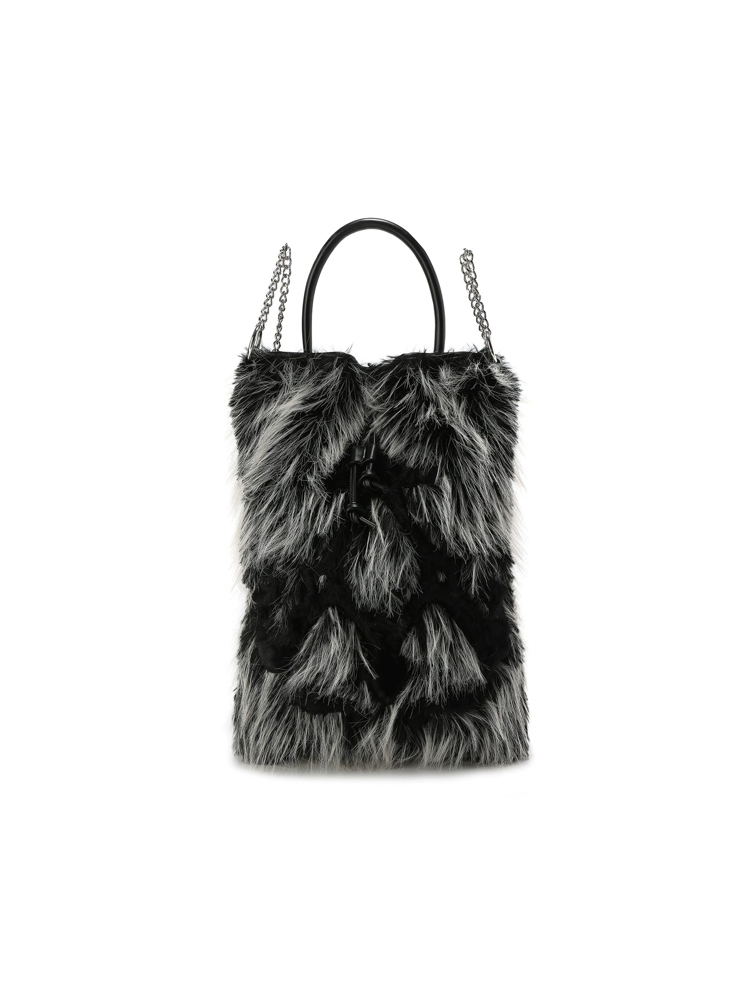 Fur Chain Backpack (이 제품은 세련된 겨울 배낭의 문제를 해결합니다)
