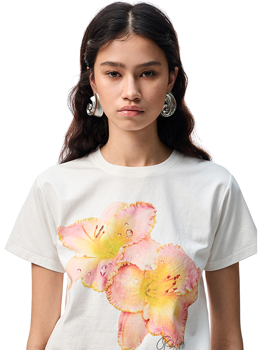 Summer Print Loose Short Sleeve T-Shirt – Casual Relaxed Fit