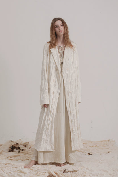 Velvet Long Coat: chaud et polyvalent