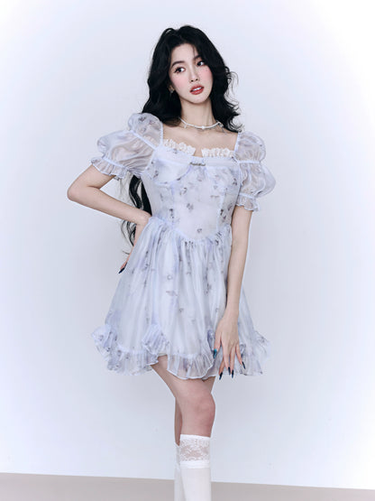 Midsummer Night Fantasy Blue Skirt Dress