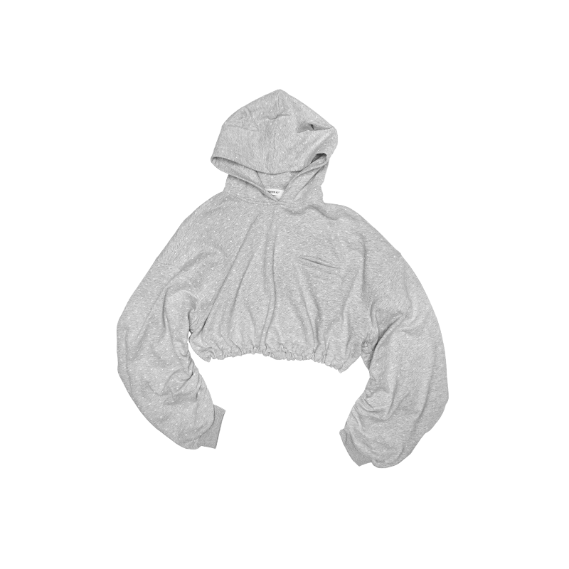 Cat Paw & Polka Dot Hoodie Set – Long and Short Layered Sweatshirt + Pants Suit