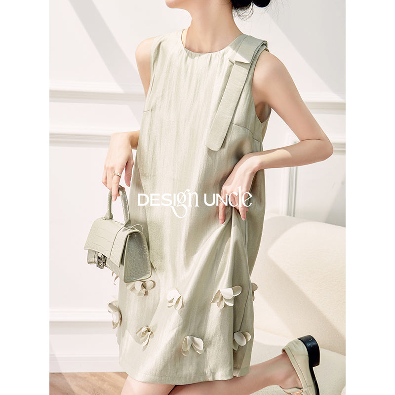 French Small Fragrance Sleeveless Dress