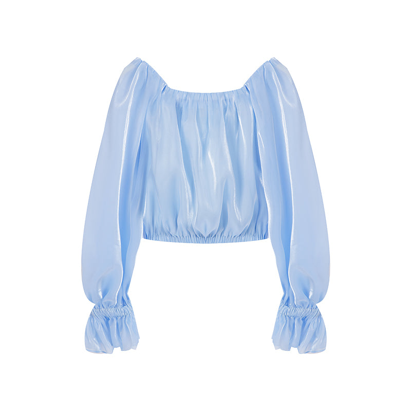 Streamer Puff Sleeve Shirt