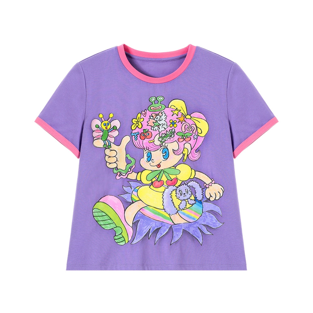 Comic Girl Cotton Tee