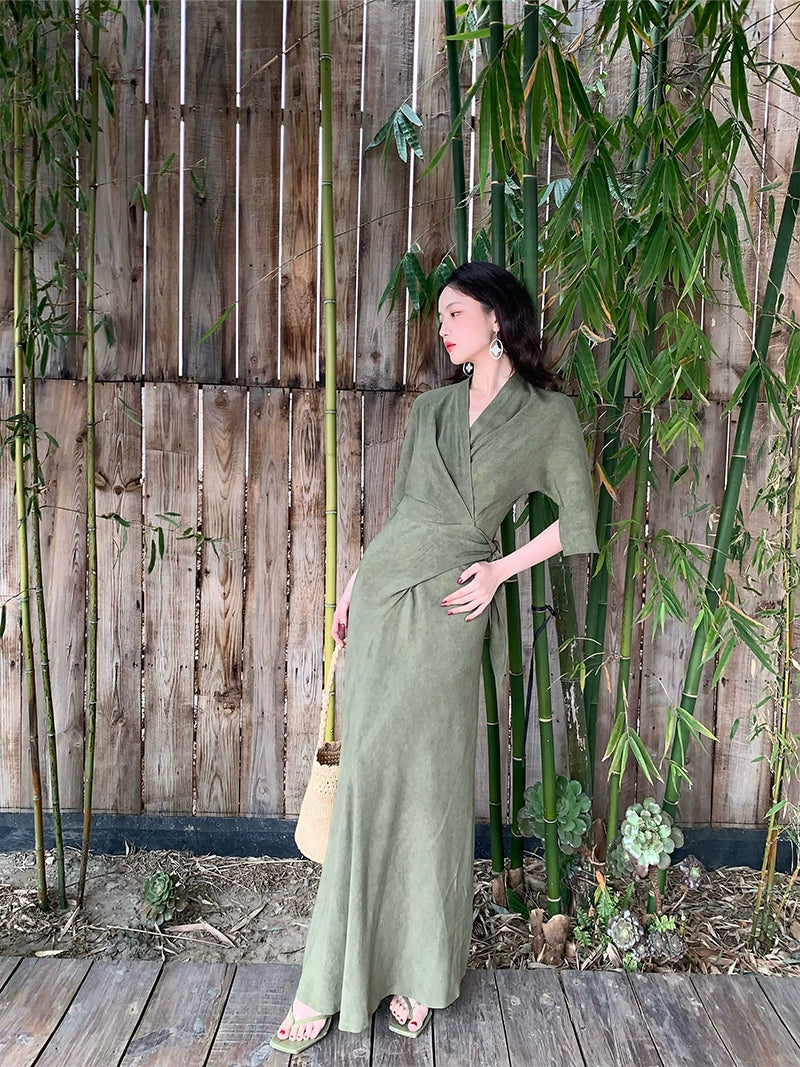 wrap dress collar Final Sale Plus Size Off the Shoulder Faux with Bott Chic And Curvy sheer fabric Care Instructions Simplicity Sewing Pattern S9042 -
