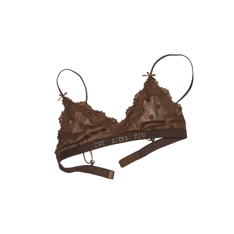 Lace Triangle Cup Corset – French Wireless Pure Comfort Lingerie