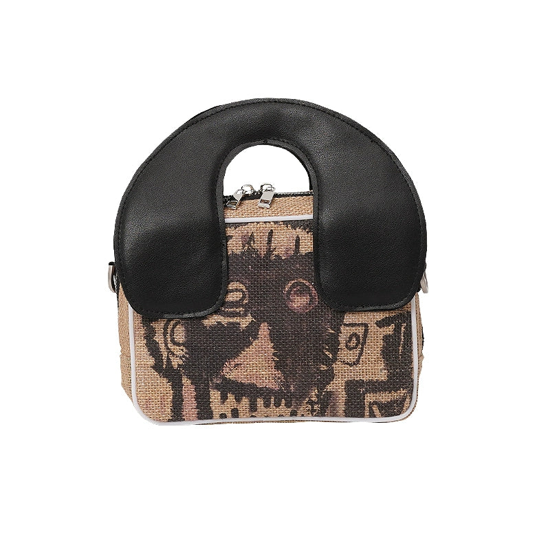 Graffiti Jute Crossbody