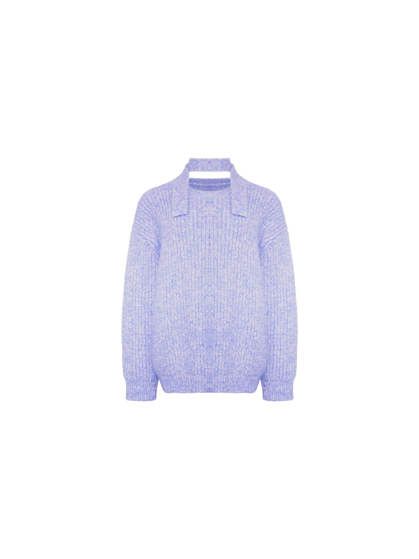 Pear Blossom Dream Soft Knit Sweater with Scarf