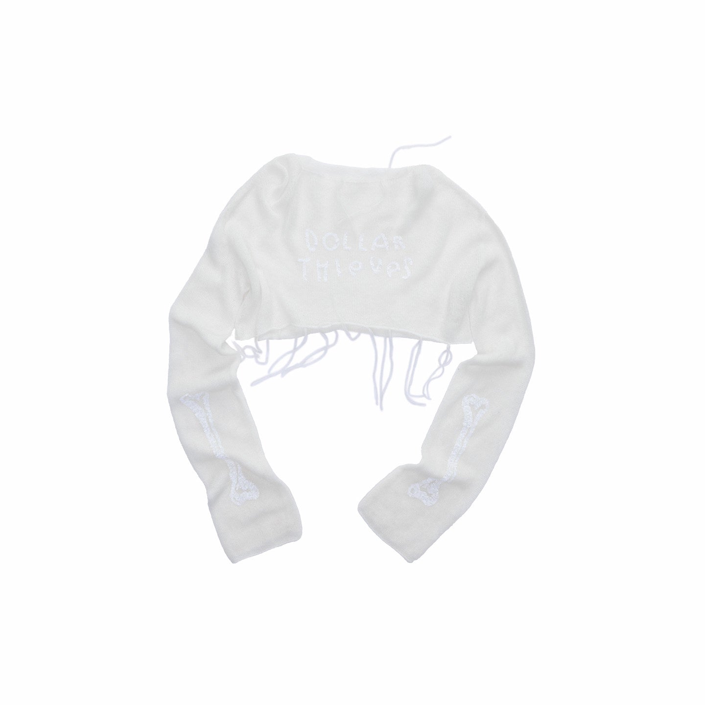 Beaded Sheer Mohair Blouse