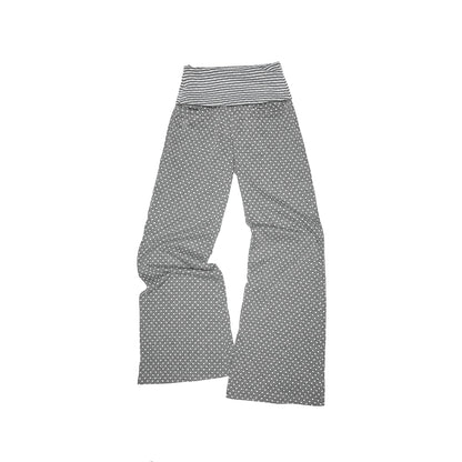 Polka Dot & Stripe Reversible Vest and High-Waist Cuffed Trouser Set