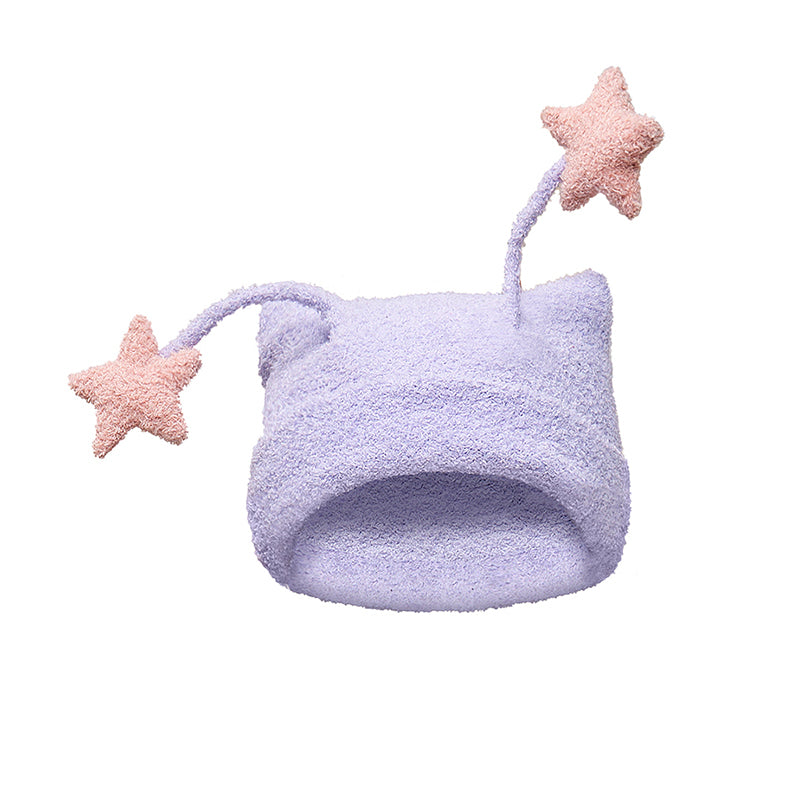 Genie Horn Five Point Star Knit Hat