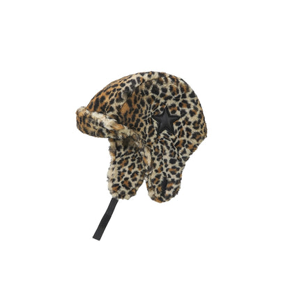Eco-Friendly Rabbit Fur Ear Protector Hat – Warm Plush Aviator Cap