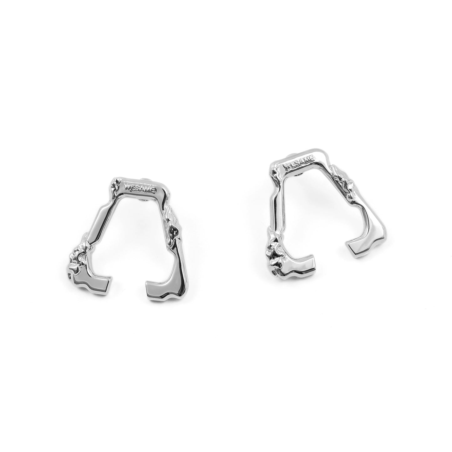 Boucles d'oreilles de forme irrégulière 22s / s de créateurs de niche pour les accessoires de style simple et cool des femmes