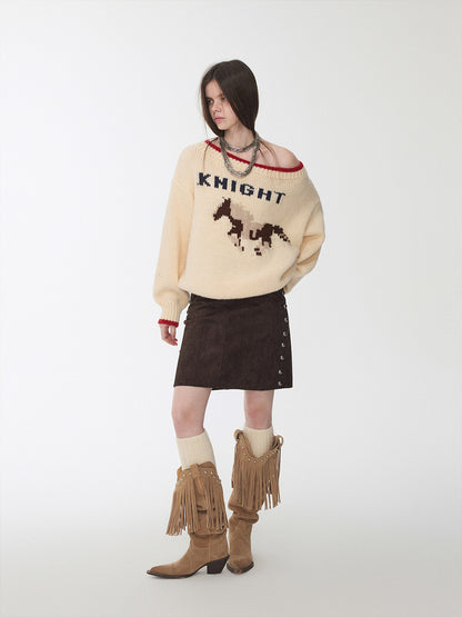 Fair Isle Icelandic Knit Sweater