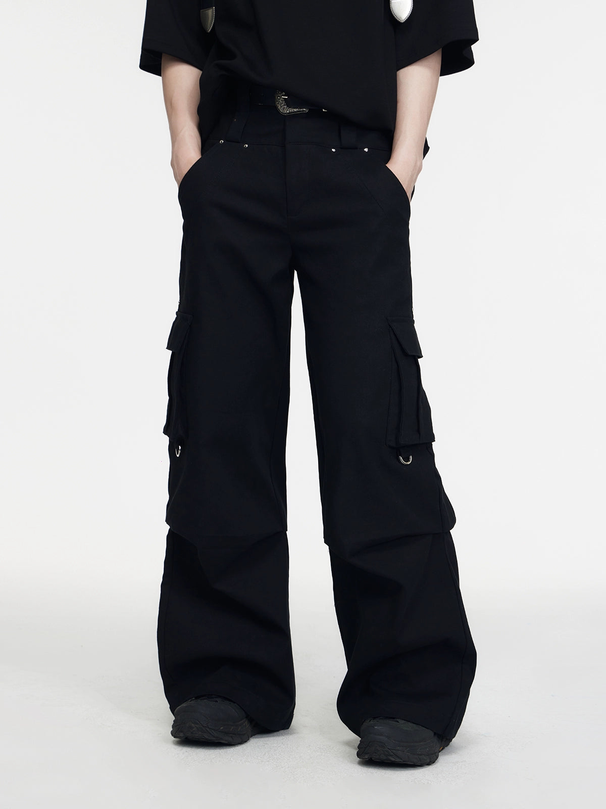 Double Waisted - Multi Pocket Workwear Pants