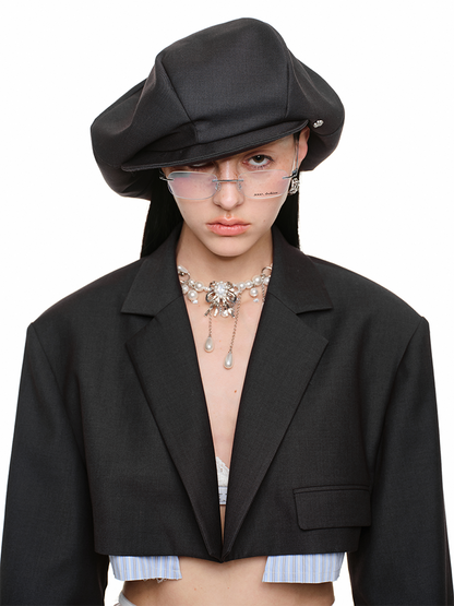 Versatile Cat’s Paw British Newsboy Hat – Playful & Chic Cap