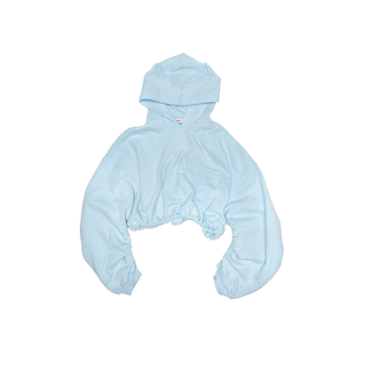 Cat Paw & Polka Dot Hoodie Set – Long and Short Layered Sweatshirt + Pants Suit