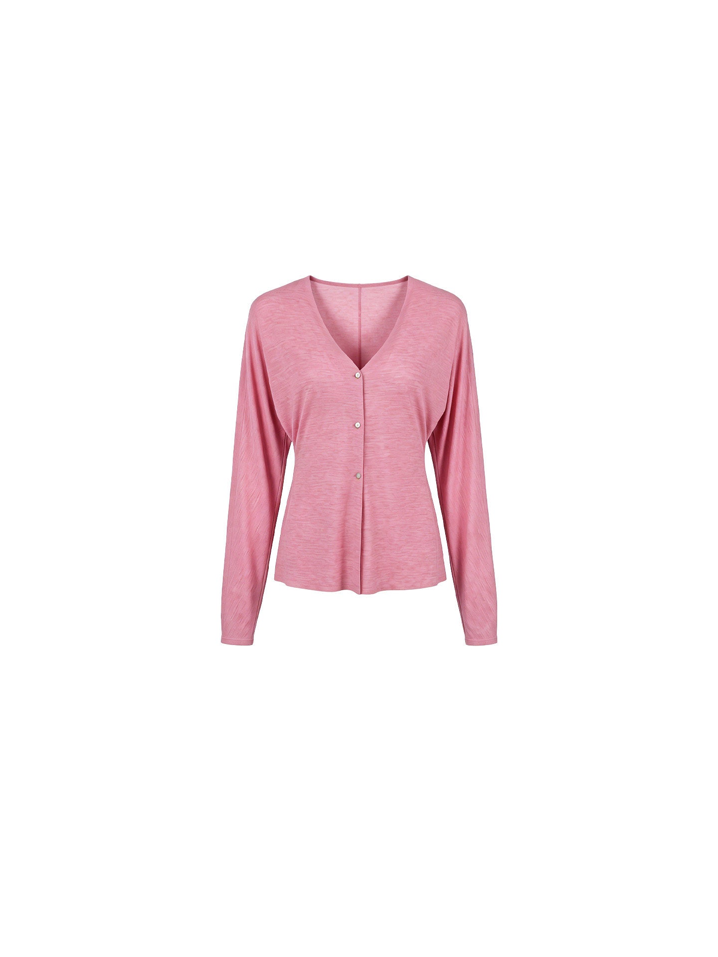 Relaxed V-Neck Knit Cardigan