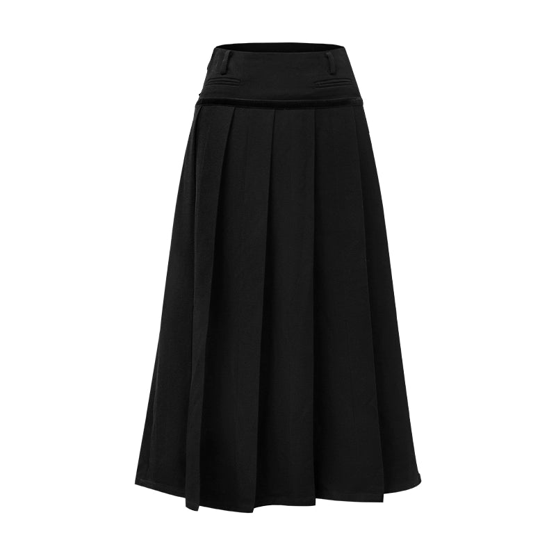 "Black Swan" Pleated Skirt Set
