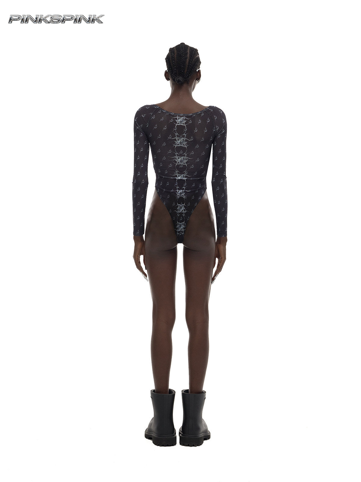 Electric Moon Mirror Sheer Mesh Base Layer – Sexy Y2K Fit