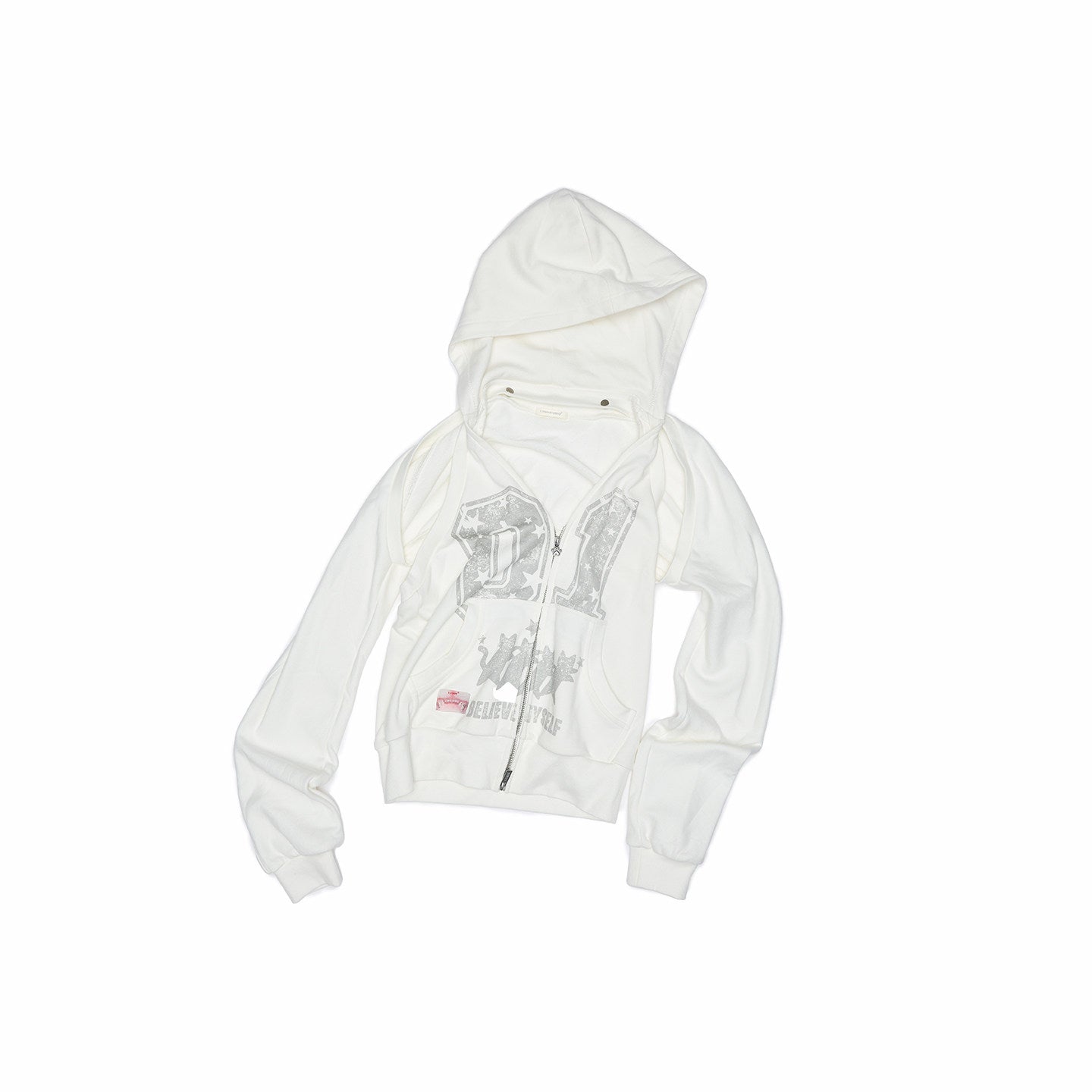 Street Halterneck Hoodie Two-Piece Set