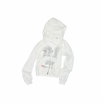 Street Halterneck Hoodie Two-Piece Set