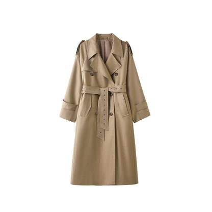 British Double Breasted Trench Coat