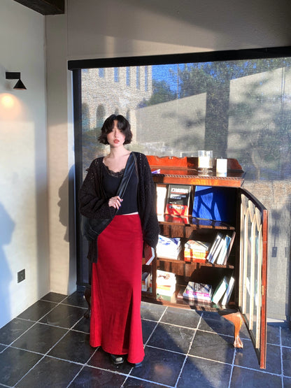 Lazy Autumn Light Hollow-Knit Cotton Cardigan Jacket – Hong Kong Retro