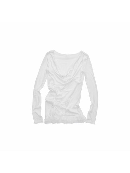 Mesh Patchwork Lace Top