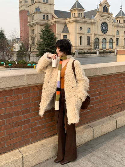 Coffee Brown Bootcut Trousers