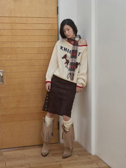 Fair Isle Icelandic Knit Sweater
