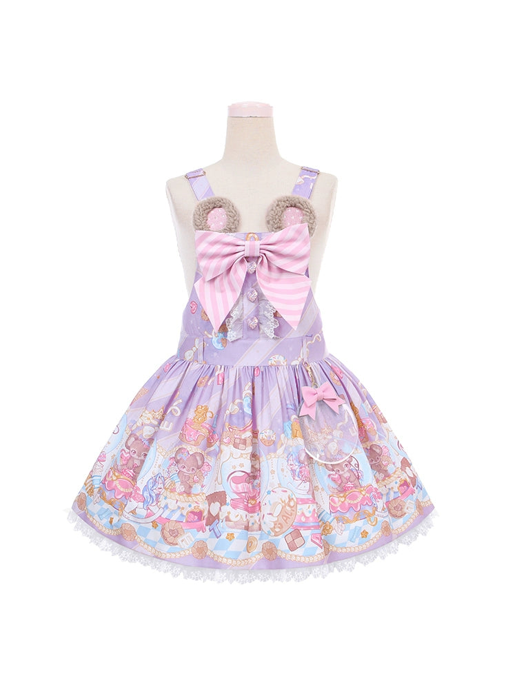 Lolita Bobo Sweet Mouse Low-Waist Strap Dress