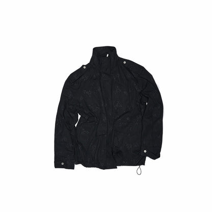 Embroidered Utility Workwear Jacket