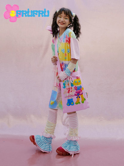 Gollum Store Original Design Girls' Y2K Lace Lace Sweetheart Spicy Girl Spring/Summer Sock Sleeves and Sleeves